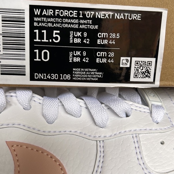 Nike Air Force 1 ‘07 NEXT NATURE ‘Fossil Rose’ Men’s sneakers - Platforms - Picture 16 of 16